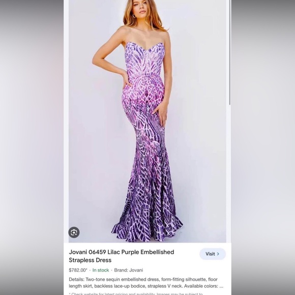 Jovani Prom dress - Picture 4 of 9